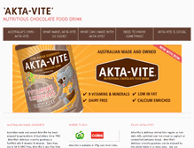 Tablet Screenshot of aktavite.com.au